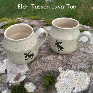 Elch-Tassen Lava-Ton